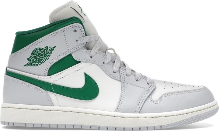 Image du produit Jordan 1 Mid White Pure Platinum Pine Green (45)