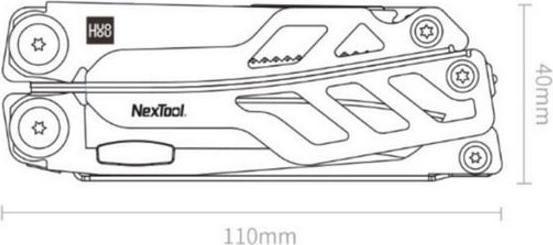 Actual product image Huohou Premium 15-in-1 multifunction tool (15 Functions)