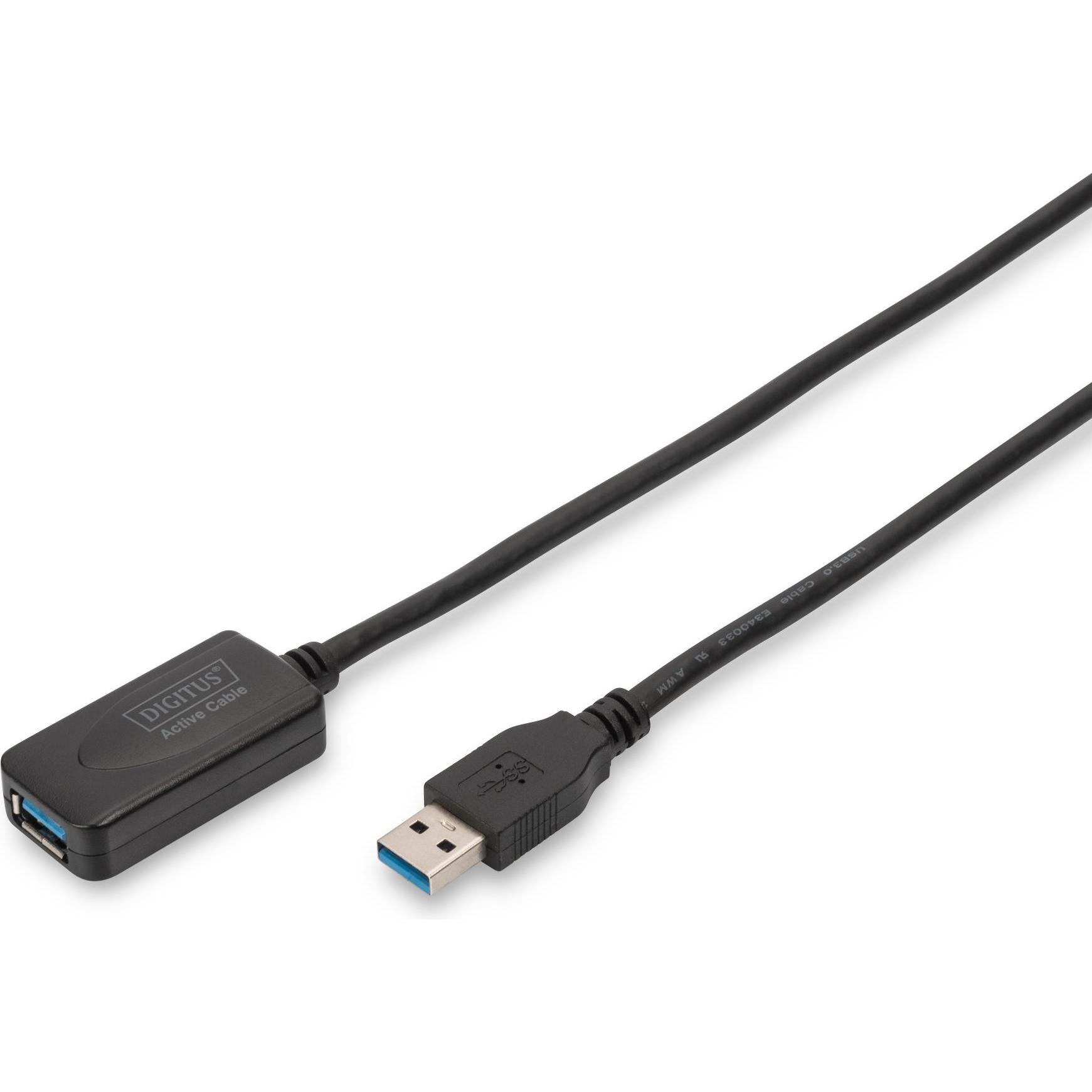 Digitus Cavo Di Prolunga Attivo Usb3.0 (5 M), Cavo Usb
