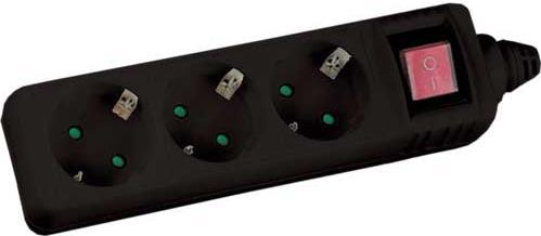 Actual product image InLine Power strip (3x, CEE 7/3, 3 m)