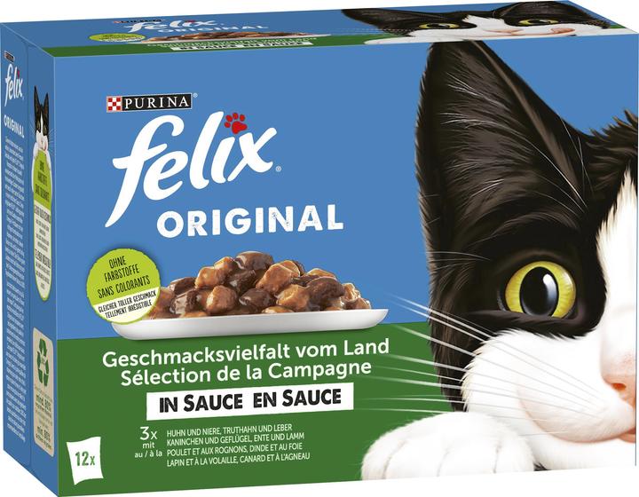 Felix Fleisch und Geflügel in Sauce (Adult, 12 Stk., 1160 g)