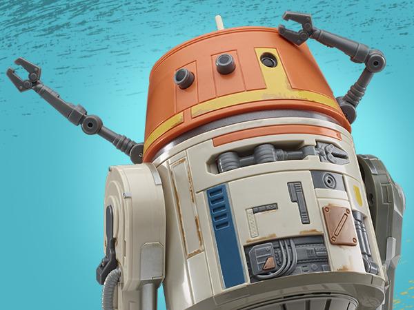 Image du produit Hasbro Star Wars : Ahsoka figurine électronique Animatronic Chatter Back Chopper 19 cm