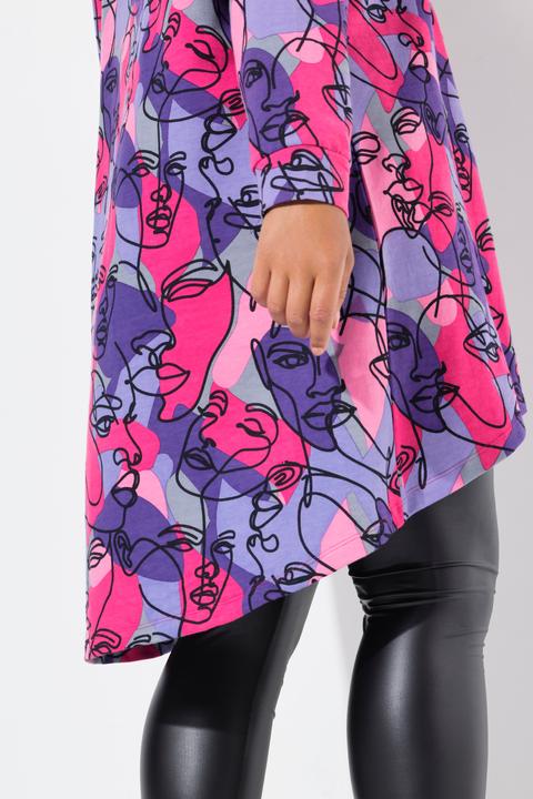 Produktbild Angel of Style Hoodie, Gesichter-Print, Kapuze (56)