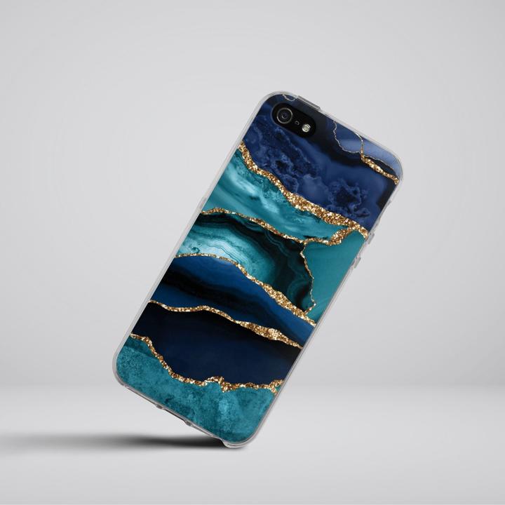 Produktbild DeinDesign Silikon Hülle für Apple iPhone 5s Handyhülle Case Smartphone Schutzhülle Glitzer Look Trends (Apple iPhone 5s)