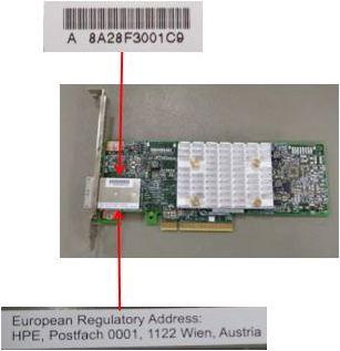 Actual product image HPE SPS-PCA, E208E-P SR GEN10