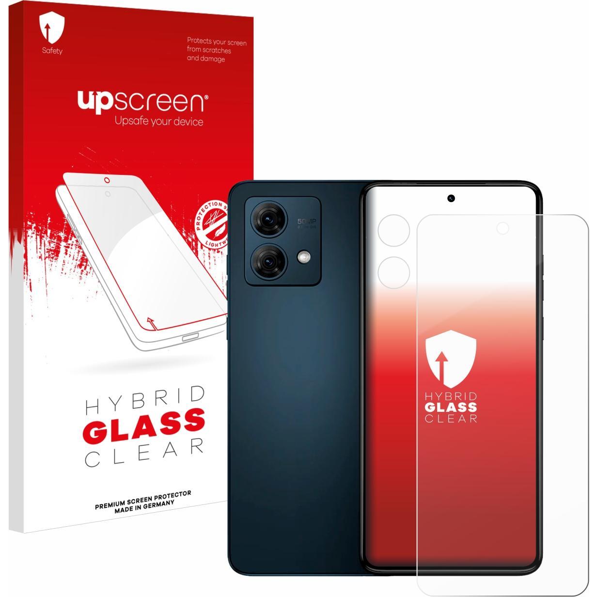 upscreen Scratch Shield Panzerglasfolie (1 Stück, Motorola Moto G84), Smartphone Schutzfolie, Transparent