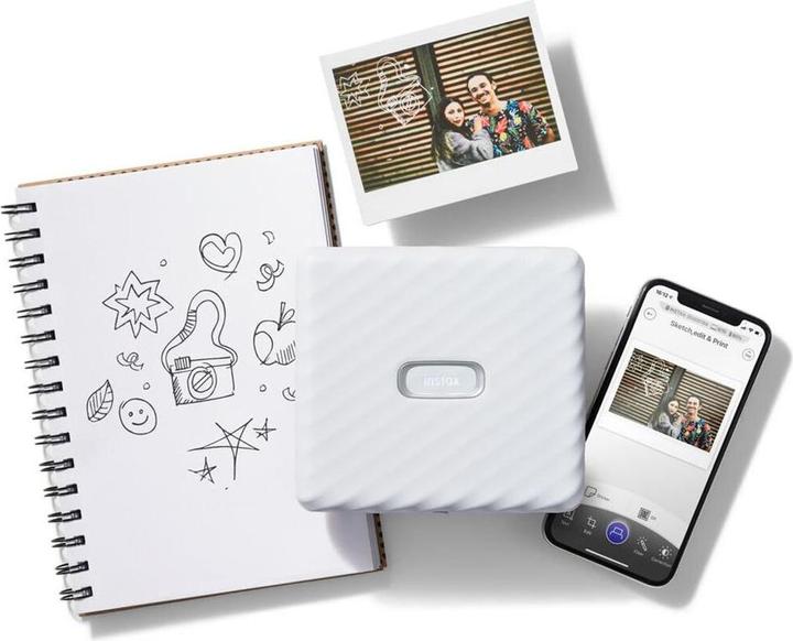 Productafbeelding Fujifilm Instax LINK WIDE A Wit EX D (Direct thermisch / Thermische overdracht, Kleur)