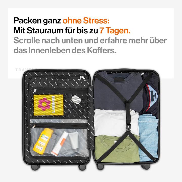Actual product image Travely Robuster Hartschalenkoffer (60 l)
