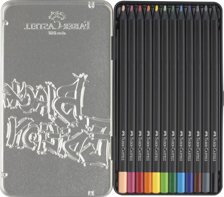 Actual product image Faber-Castell Black Edition (Multicoloured, Black, 12 x)