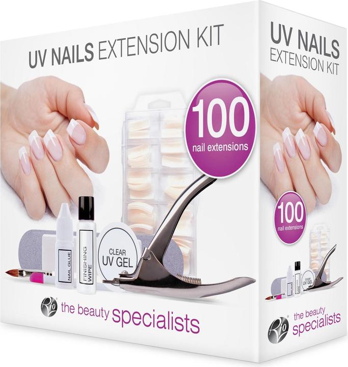 Actual product image Rio UV Nail Gel Extension Kit (Artificial nails, Clear)