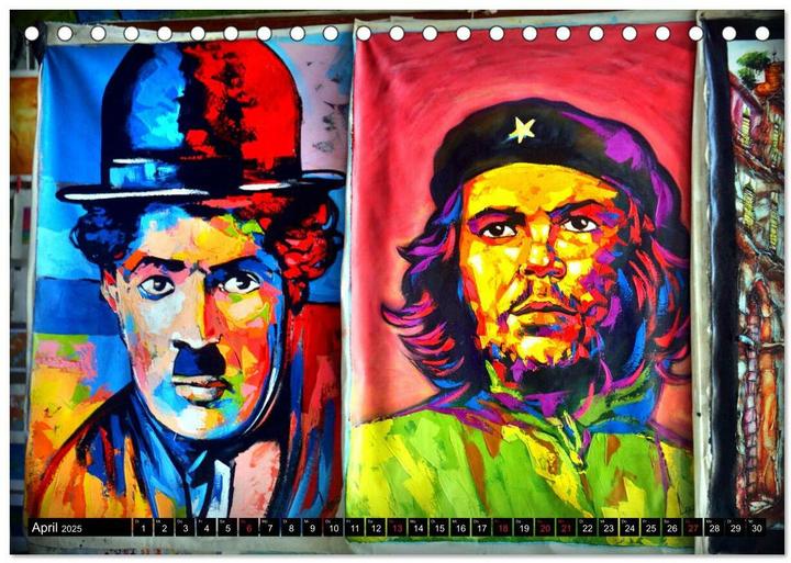 Image du produit CHE - Ernesto Che Guevara in Kuba (Tischkalender 2025 DIN A5 quer), Monatskalender (A5)