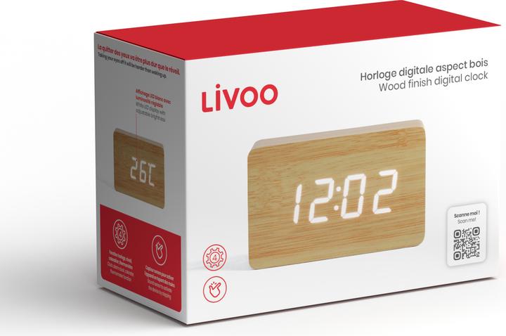 Actual product image Livoo Digital clock