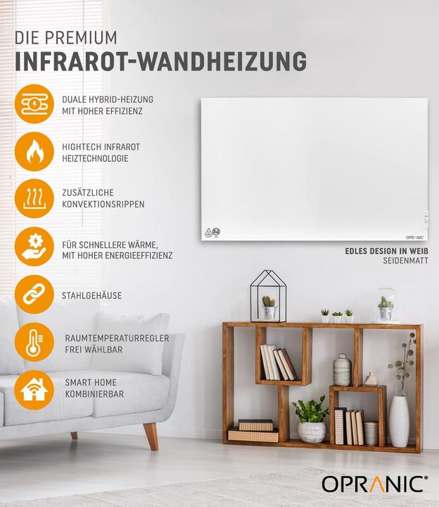 Produktbild Opranic Infrarot Hybridheizung, 1000W