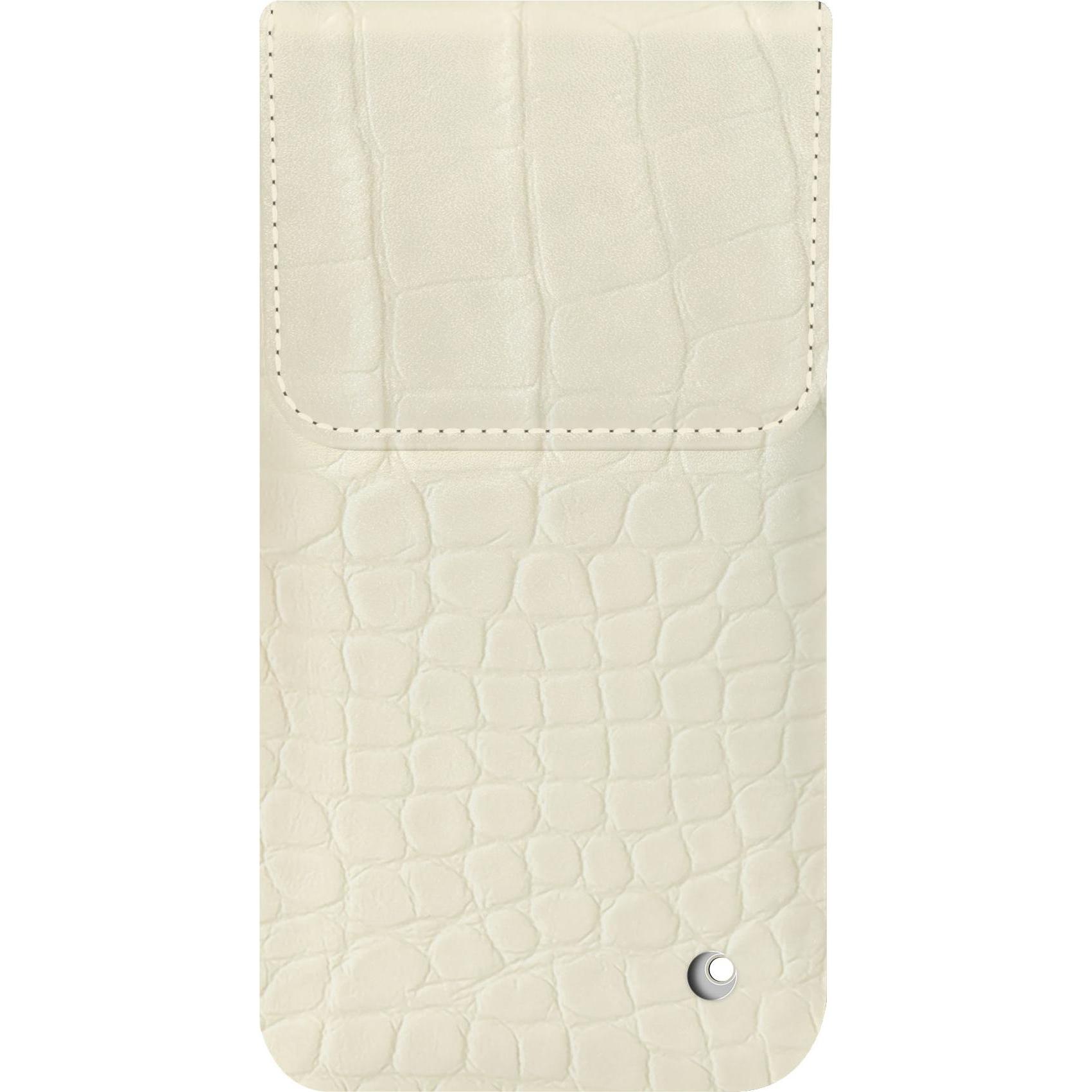 Noreve Lederschutzhülle (Apple iPhone 16 Pro), Smartphone Hülle, Beige