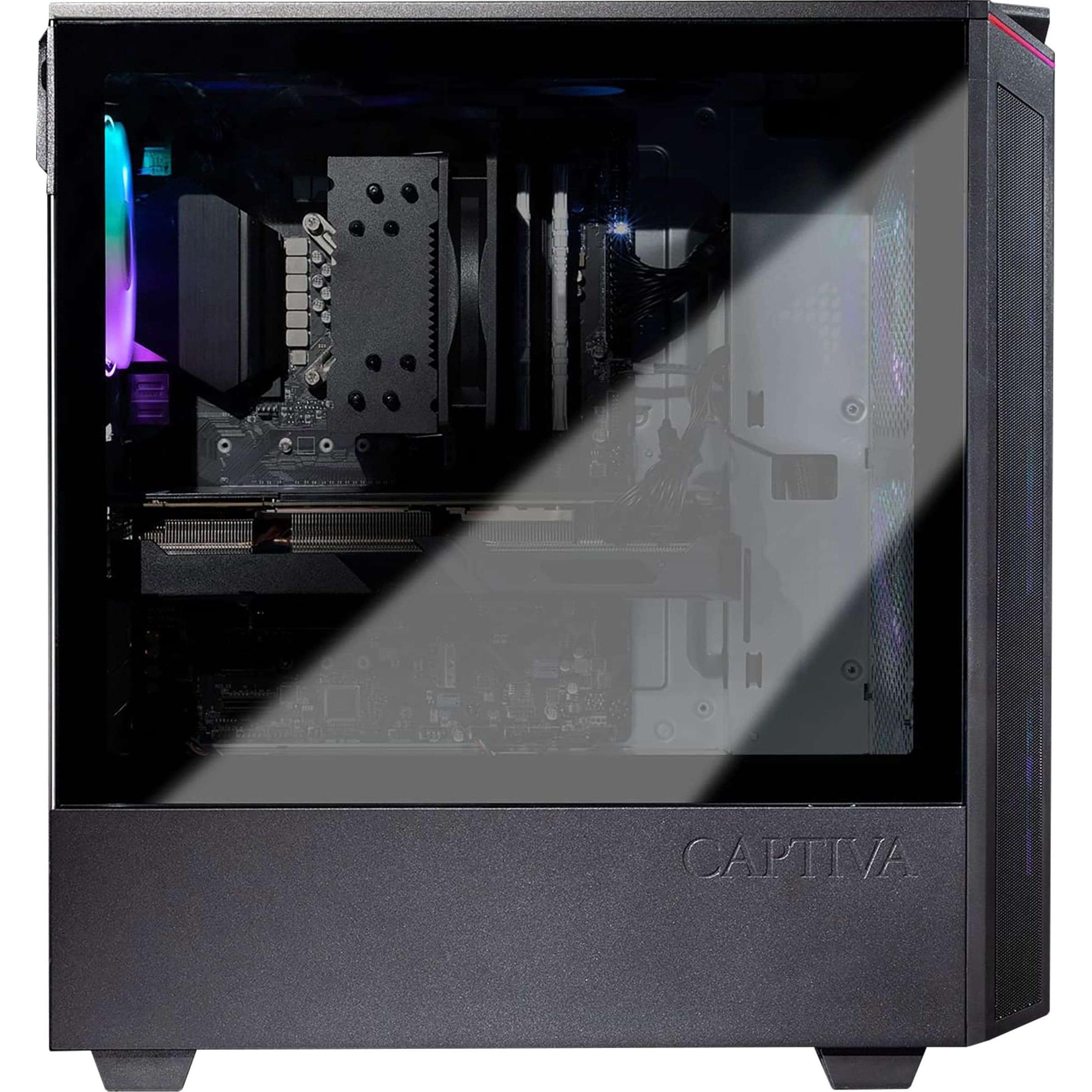Thumbnail - Captiva Highend Gaming I77-639 Core i5 RTX 4070 (Intel Core i5 14600KF, 32 GB, 2000 GB, GeForce RTX 4070), PC, Schwarz