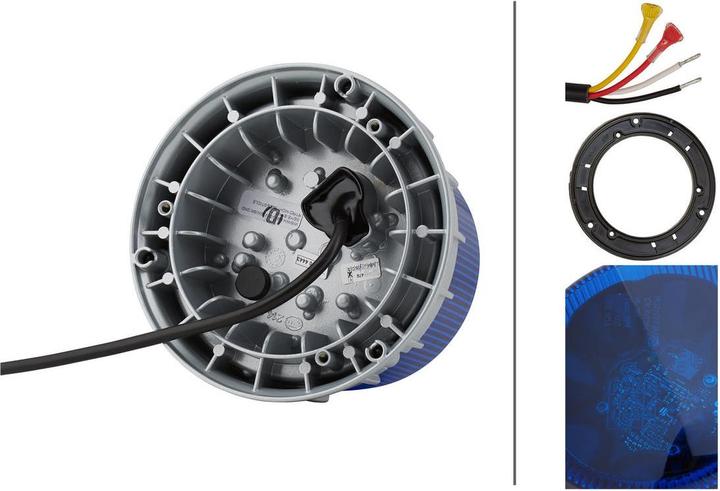 Actual product image Hella Rotating beacon LED 2XD 012 984-311