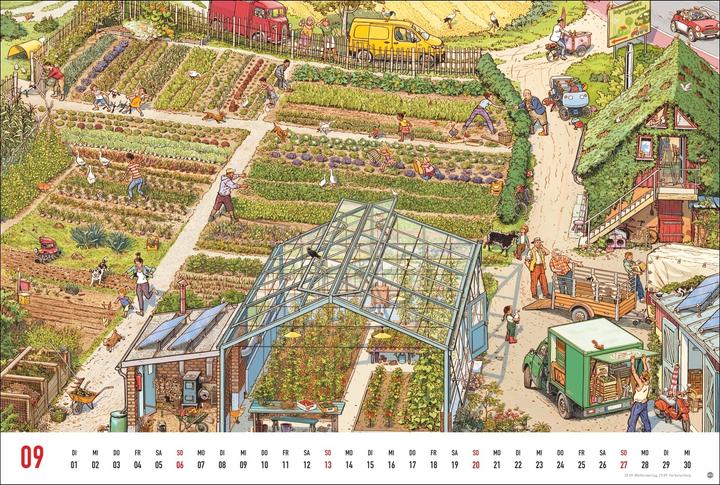 Immagine prodotto Göbel & Knorr Wimmelbilder Edition Kalender 2026 (58 x 39 cm)
