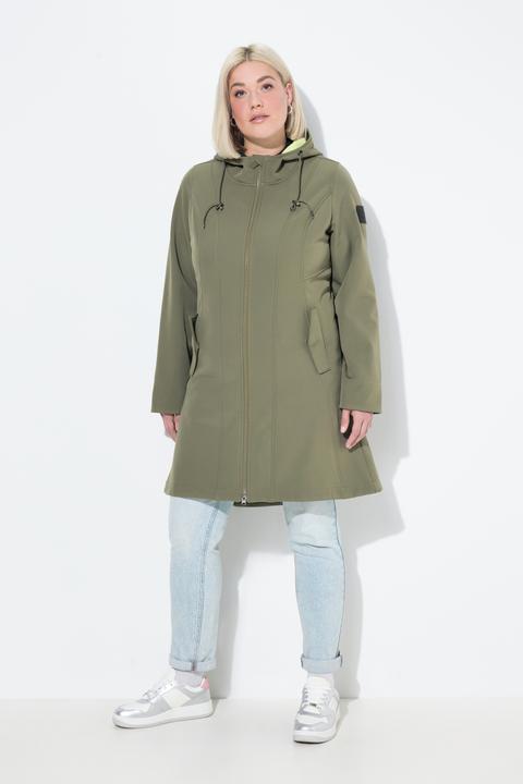 Produktbild Ulla Popken HYPRAR Softshelljacke, wasserabweisend, 2-Wege-Zipper (54)