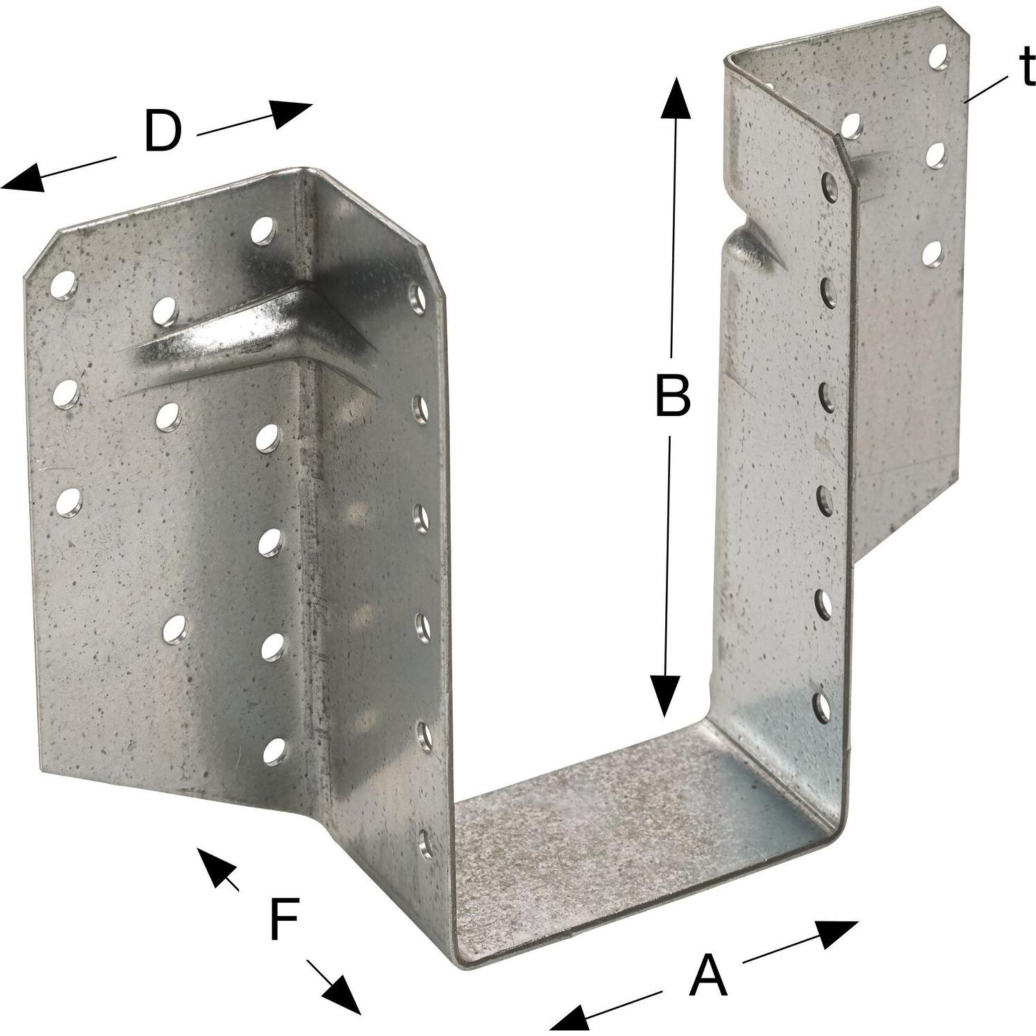 Simpson Sst, Baubeschläge + Holzverbinder, SIMPSON Balkenschuh BSS 120x230 feuerverzinkt aussenliegend mit Bewertung (Ba...