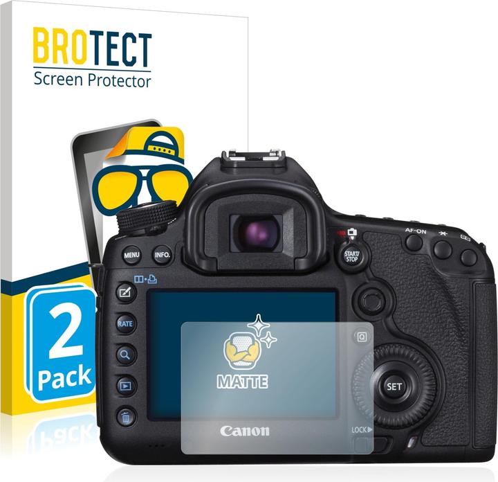 brotect Pellicola Vetro Opaca per Canon EOS RP Protezione Schermo [Anti- Riflesso, Durezza 9H
