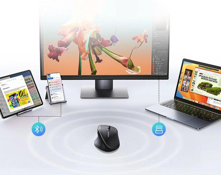 Actual product image Ugreen M751, 5000DPI, BT / Wi-Fi, Black (Wireless)