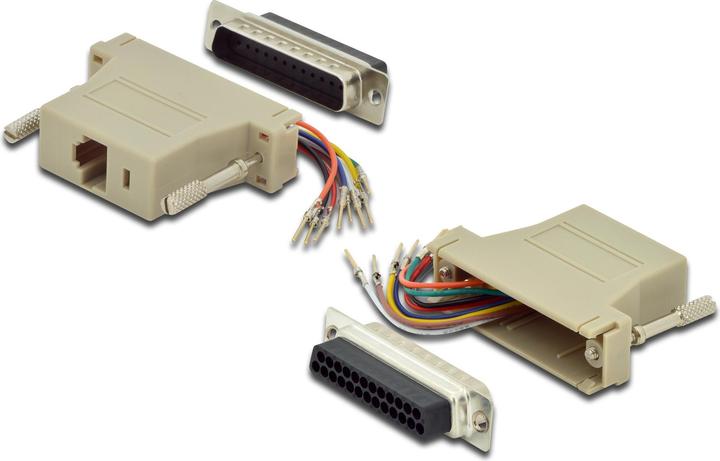 Produktbild Digitus ASSMANN Adapter DB25 RJ45 Modular DB25 M RJ45 F