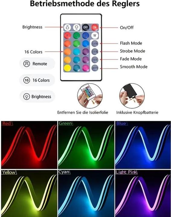 Produktbild Cbx LED Lightstrip, LED Streifen, LED Band dimmbar, 2 Meter (200 cm, Indoor)