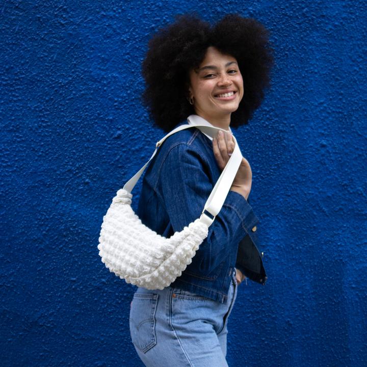 Actual product image Kind Bag Cross Body Bag Cream