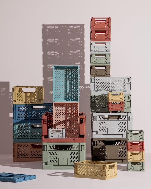Actual product image Schou Storage Box foldable M (25.5 x 2.5 x 16.5 cm, 3.30 l)
