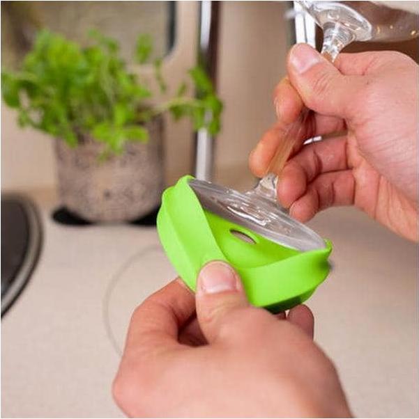 Produktbild Silwy Magnet-Kondom für Stielgläser Hellgrün (1 x)