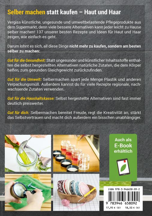 Produktbild Selber machen statt kaufen - Haut und Haar (Deutsch, smarticular Verlag, 2018)