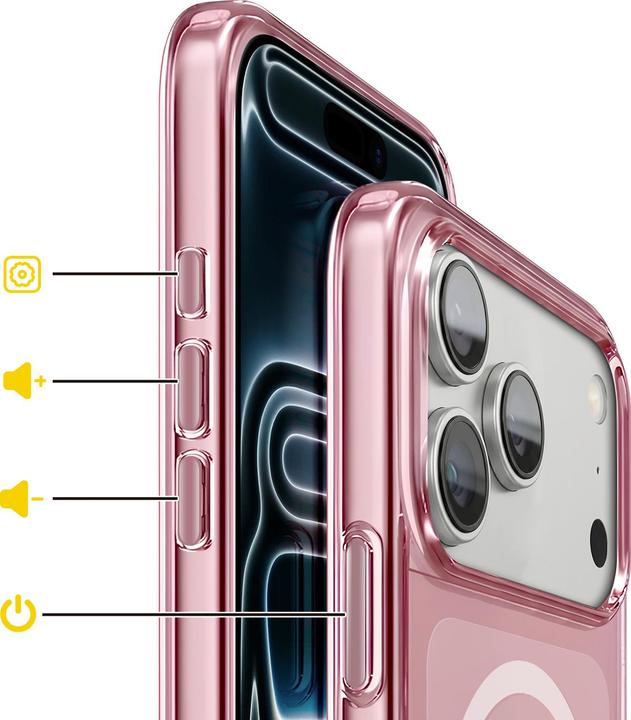 Produktbild RhinoShield Back Cover JellyTint MagSafe iPhone 17 Pro Max Ash Black (Apple iPhone 17 Pro Max)