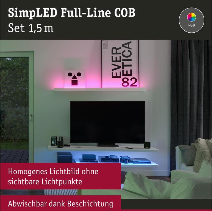 Produktbild Paulmann SimpLED COB Stripe Set (RGBW, 150 cm, Indoor)