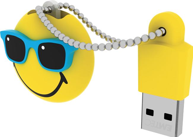 Produktbild Emtec SW108 Mister Hawaii Yellow (16 GB, USB-A)