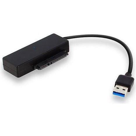 Thumbnail - MicroConnect USB3.0SATAHDDSSD Schnittstellenkarte/Adapter SATA, Taster + Schalter, Schwarz