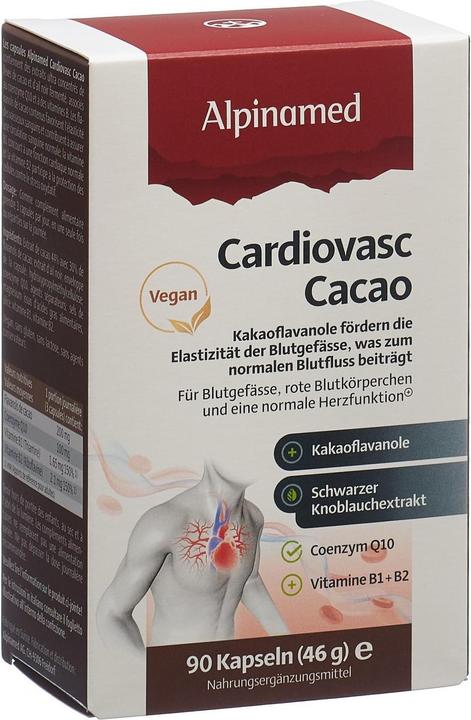 Alpinamed Cardiovasc Cacao Caps 90 Pcs (90 pièce(s), Capsules, 93 g)