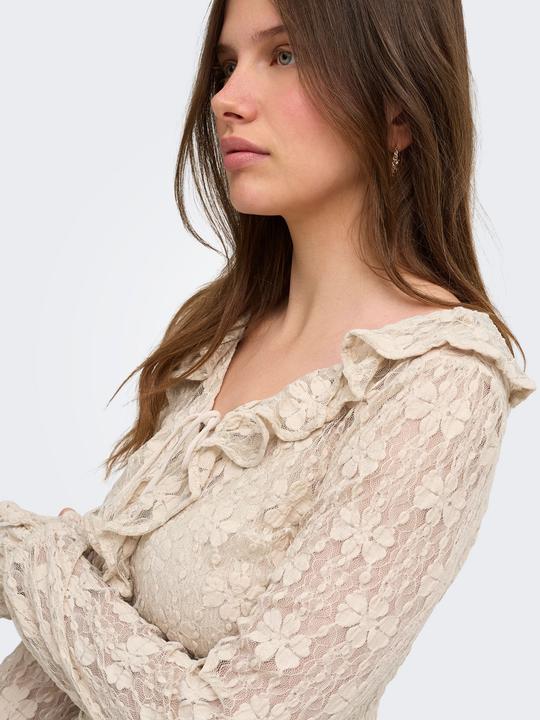 Immagine prodotto Only Onlpearlina Ls Ruffle Lace Top Wvn (L)