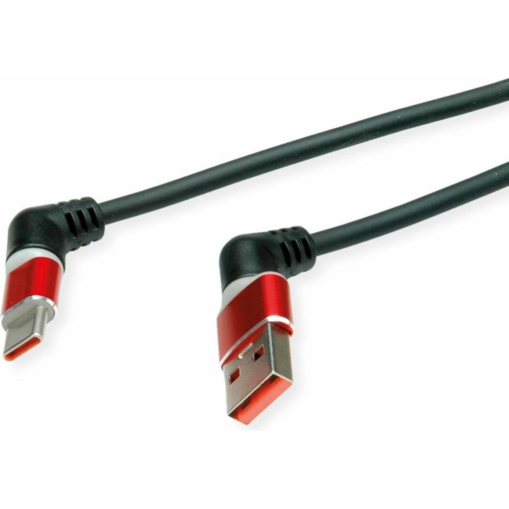 Roline USB 2.0 Kabel, Typ-C - Typ-A, ST/ST (2 m, USB 2.0), USB Kabel