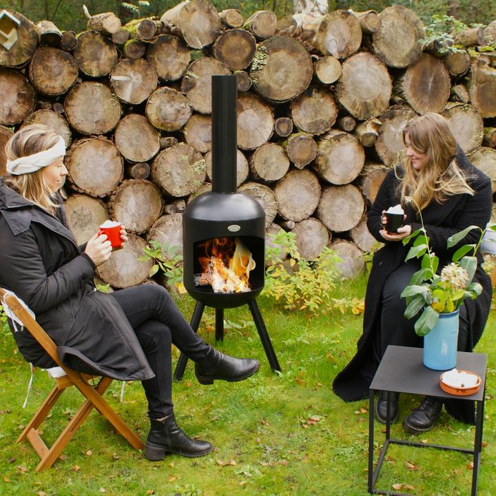 Actual product image Bonfeu BonSelo garden fireplace black