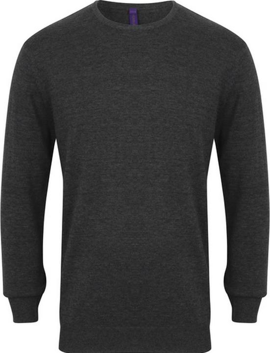 Produktbild Henbury Leichter Pullover mit Rundhalsausschnitt (M)