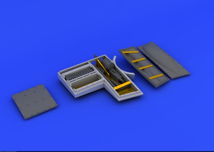 Actual product image Eduard Spitfire Mk.IX gun bay for
