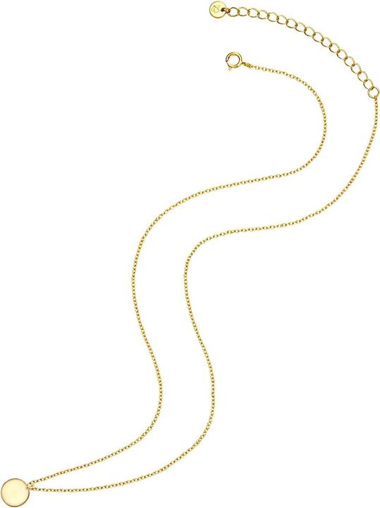 Produktbild Glanzstücke München Damen Kreis Sterling Silber gelbgold 40,0 cm Basiskette + 5,5 cm Verlängerung - 31336 (Sterling Silber, 40 - 45 cm)