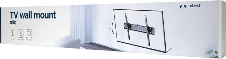 Produktbild Gembird WM-70T-02 TV mount (70") Black (Wand, 40 kg, 37" - 70")