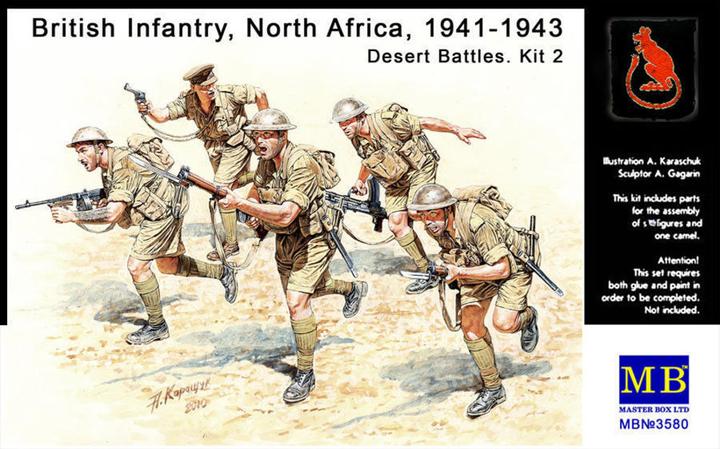 Produktbild Master Box British Infantry North Africa Desert