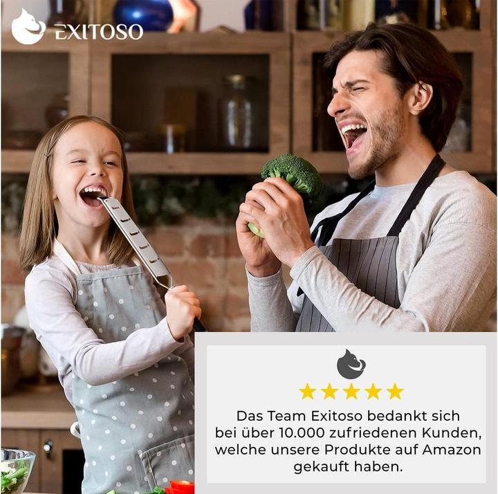 Image du produit Exitoso Küchenreibe mit Holzgriff Braun