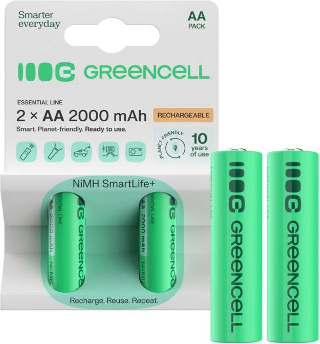 Produktbild GreenCell Rechargeable (2 Stk., AA, 2000 mAh)