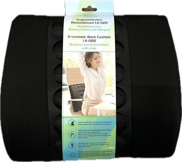 Actual product image LifenaXX Coussin arrière ergonomique LX-022 (35 x 10 cm)