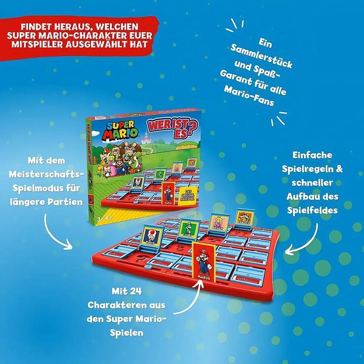 Produktbild Winning Moves Wer ist es? Super Mario (Deutsch, 2 Spieler)