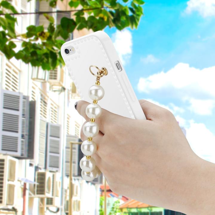 Actual product image Cadorabo Case for Apple iPhone 6 / 6S in TPU pearl style (Apple iPhone 6)