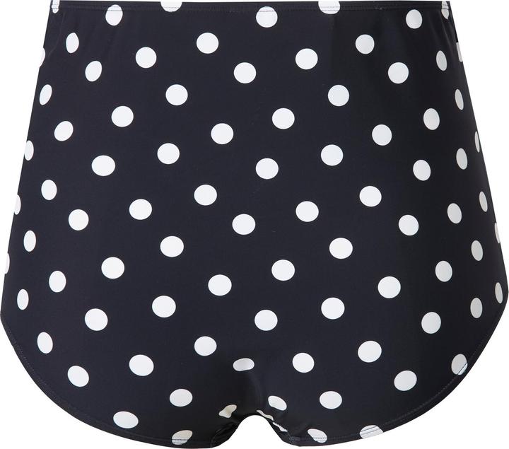 Actual product image Ulla Popken Bellieva dotted wide stretch insert swim brief (42, 44)